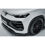 Front Splitter In Gloss Black For VW Tayron R-Line MK1 2025 On