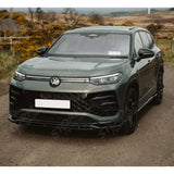 Front Splitter In Gloss Black For VW Tayron R-Line MK1 2025 On