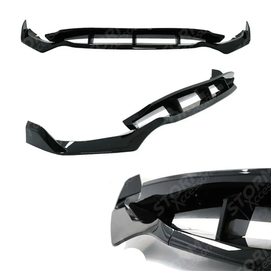 Front Splitter In Gloss Black Black Knight For Bmw X5 G05 2018-2022