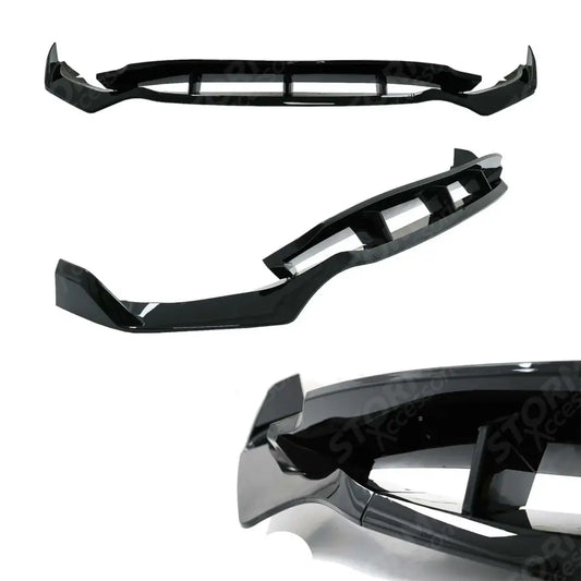 Front Splitter In Gloss Black Black Knight For Bmw X5 G05 2018-2022