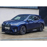 Front Splitter Lip In Gloss Black For BMW IX M-Pack I20 2021+