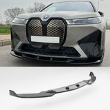 Front Splitter Lip In Gloss Black For BMW IX M-Pack I20 2021+