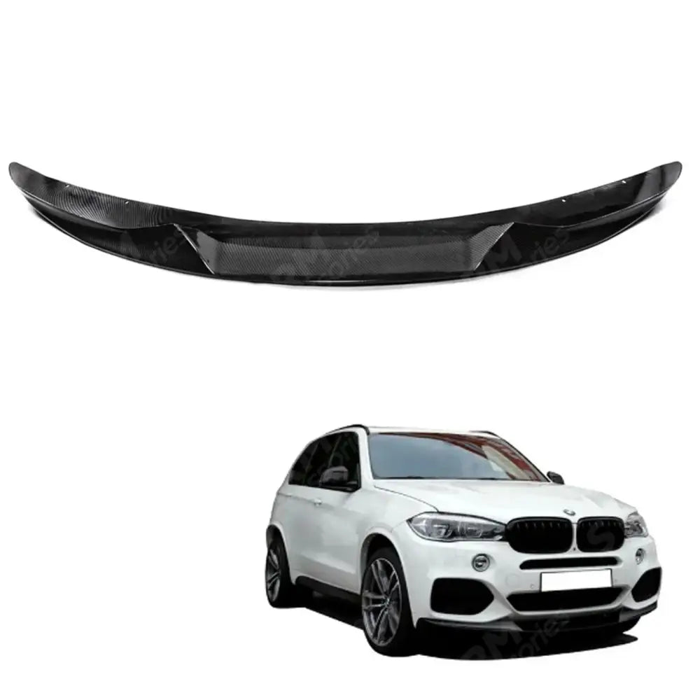 Front Splitter Lip In Gloss Black For Bmw X5 F15 2013-2018