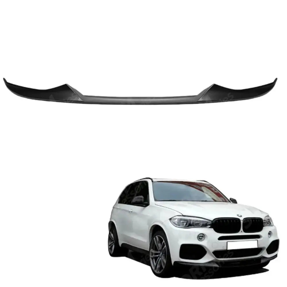 Front Splitter Lip In Matte Black For Bmw X5 F15 2013-2018