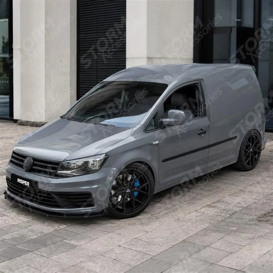 Front Splitter Version 2 in Gloss Black For Volkswagen Caddy 2015-2020