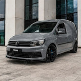 Front Splitter Version 2 in Gloss Black For Volkswagen Caddy 2015-2020