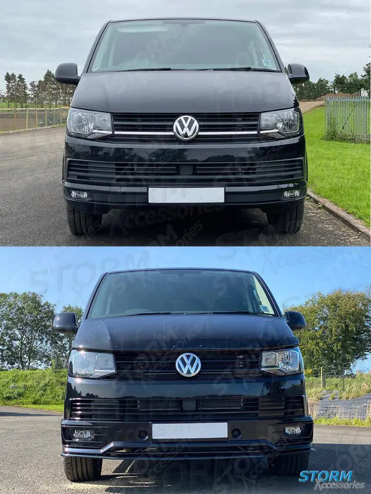 Front Sport-line Bumper Extension For Vw Transporter T6 - 2015 - 2024