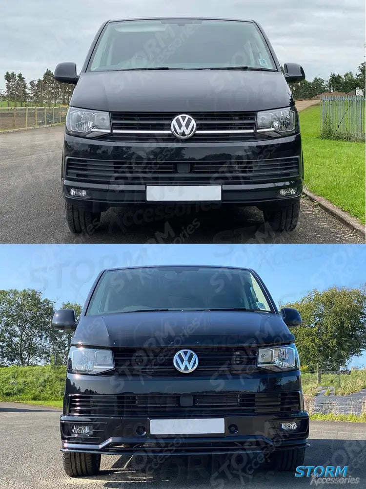 Front Sport-line Bumper Extension For Vw Transporter T6 - 2015 - 2024