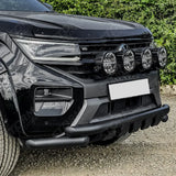 Front Spotlight Mount Bracket Bar Black Choose Lazer Lamps For Volkswagen Amarok 2023+
