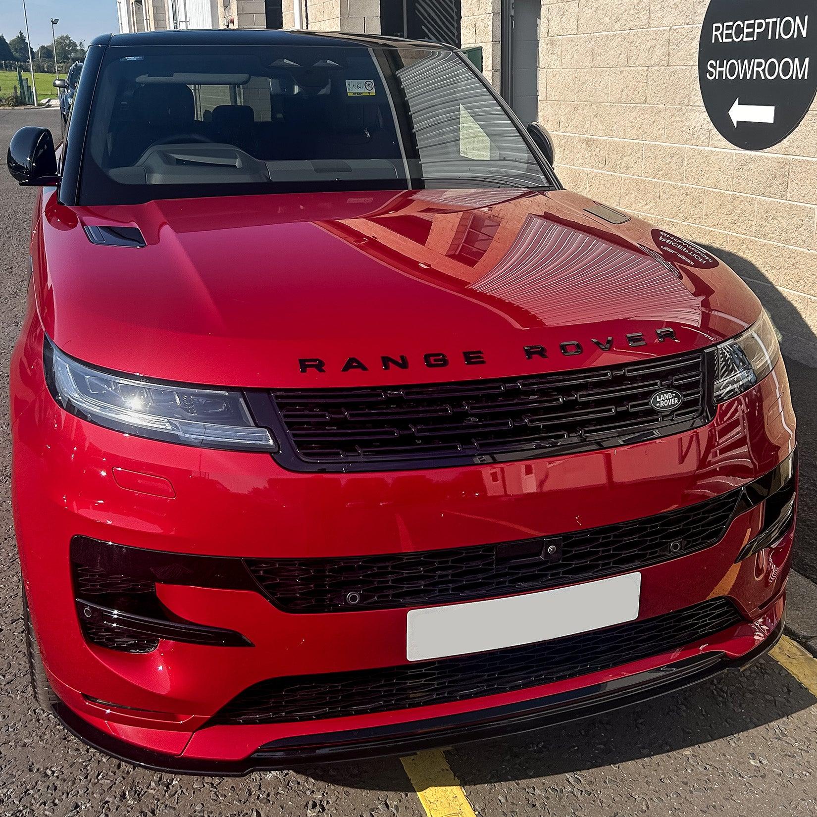 Range Rover Sport 2023+ SV Style Front Splitter Lip In Gloss Black