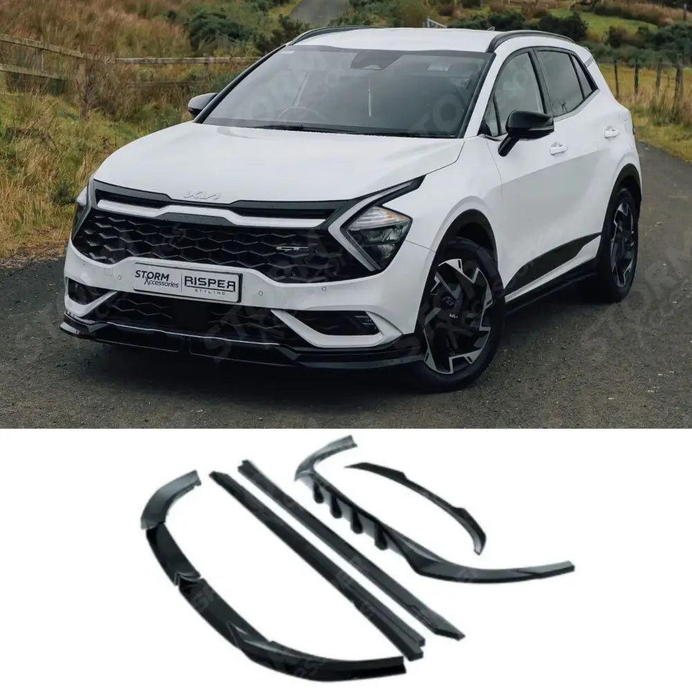 Full Aero Body Kit In Gloss Black For Kia Sportage MK5 GT Line 2021-2025