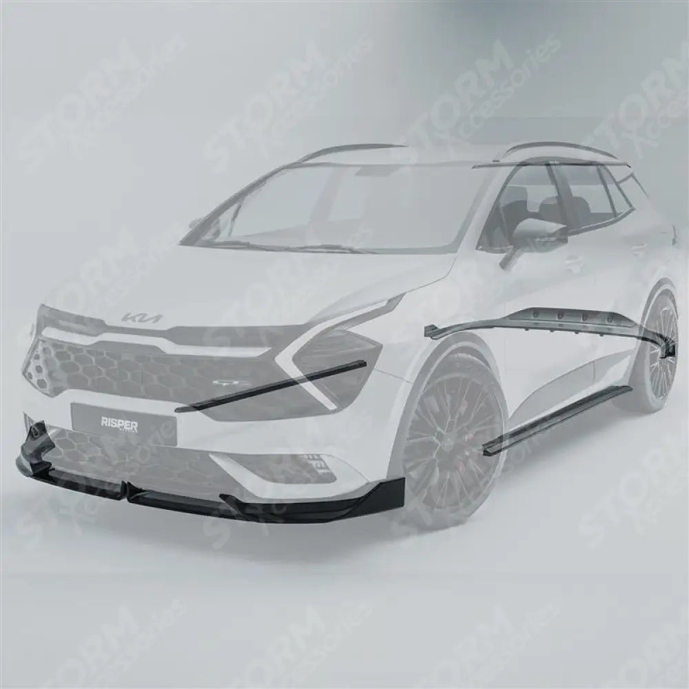 Full Aero Body Kit In Gloss Black For Kia Sportage MK5 GT Line 2021-2025