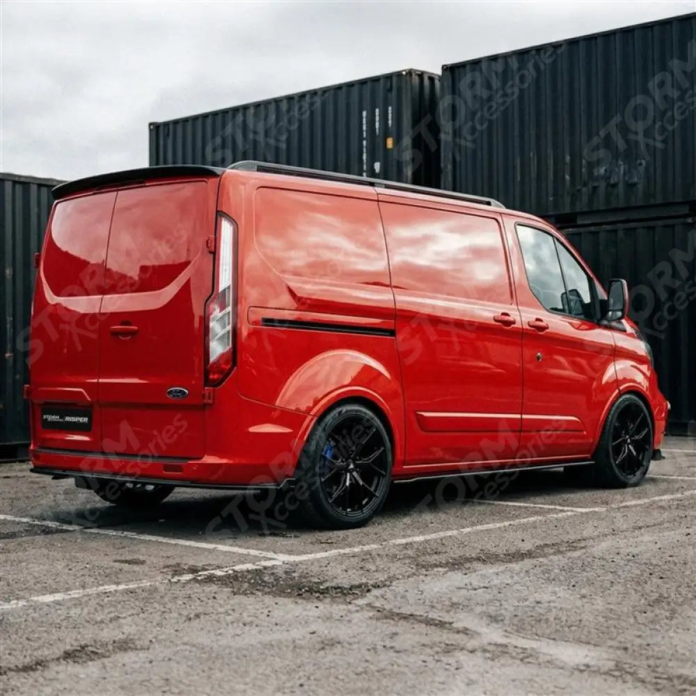 Full Aero Kit in Gloss Black For Ford Transit Custom Mk1 Facelift 2017-2023