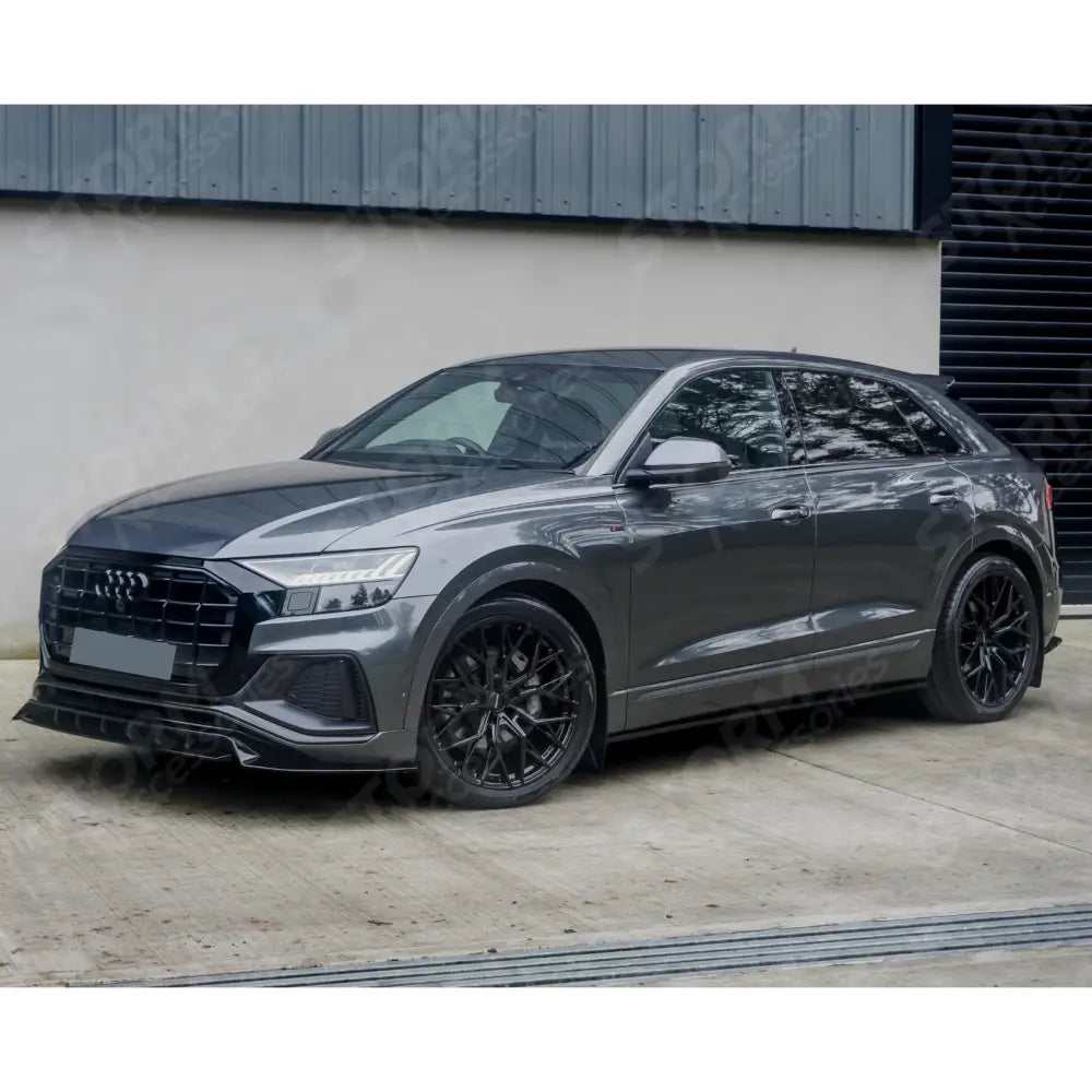 Full Aero Low Line Kit In Gloss Black By Risper Styling For Audi Q8 S Line 2018-2023