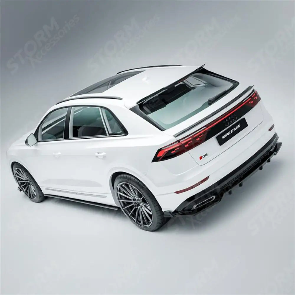 Full Aero Low Line Kit In Gloss Black For Audi Q8 S-Line 2023+