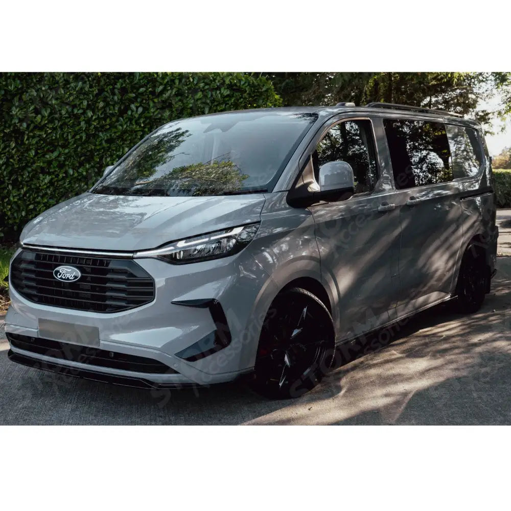Full Low Line Aero Kit V1 In Gloss Black For Ford Transit Custom MK2 LWB 2024 on