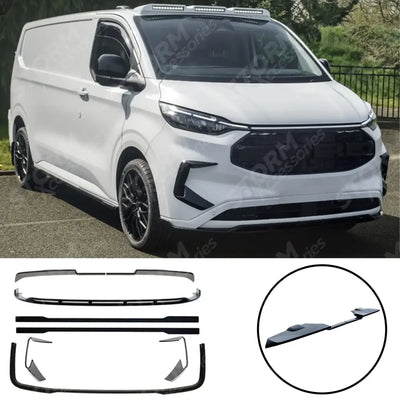 Full Low Line Aero Kit V2 In Gloss Black For Ford Transit Custom MK2 LWB 2024 on