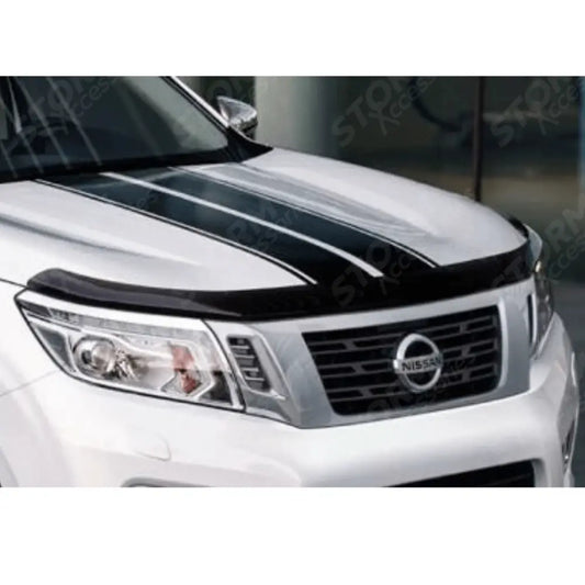 GENUINE DARK SMOKE BONNET GUARD PROTECTOR For NISSAN NAVARA NP300 2016 ON