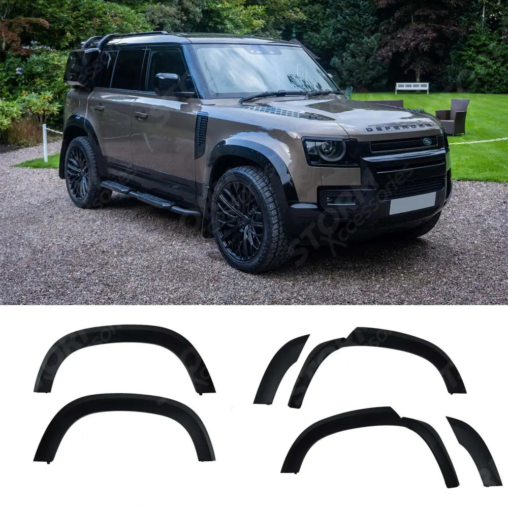 Genuine Wheel Arch Kit Gloss Black For Land Rover Defender 110 2020