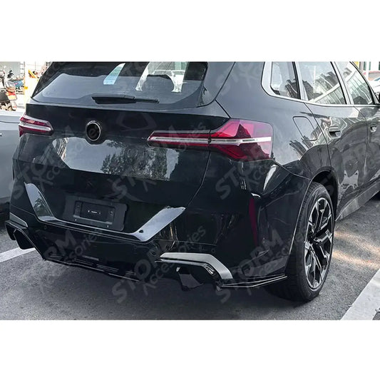 Gloss Black For BMW X3 G45 2025+ M-Sport Rear Diffuser In