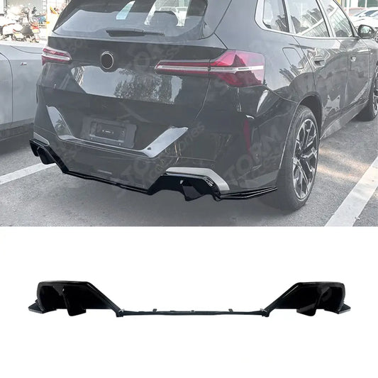 Gloss Black For BMW X3 G45 2025+ M-Sport Rear Diffuser In