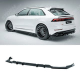 Gloss Black Rear Diffuser & Side Splitters For Audi Q8 S Line 2023+
