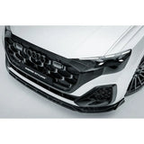 Gloss Black Risper Front Splitter Lip For Audi Q8 S Line 2023+