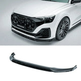 Gloss Black Risper Front Splitter Lip For Audi Q8 S Line 2023+