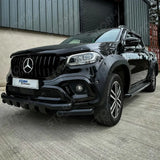 Grille Amg Style In Gloss Black For Mercedes X-class