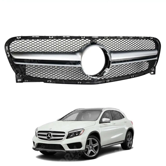 Grille For Mercedes Gla X156 2014 - 2016 Amg Style Upgrade Front