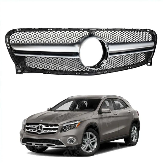 Grille For Mercedes Gla X156 2017 On Amg Style Upgrade Front