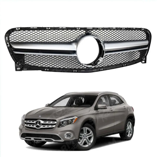 Grille For Mercedes Gla X156 2017 On Amg Style Upgrade Front