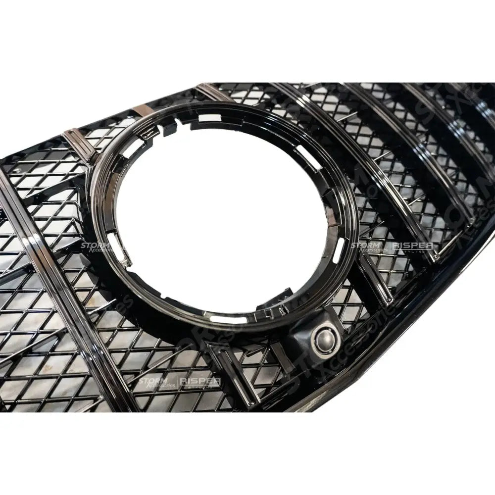 Gt Front Grille Gloss Black For Mercedes Viano W447 Pre Facelift 2016-2019