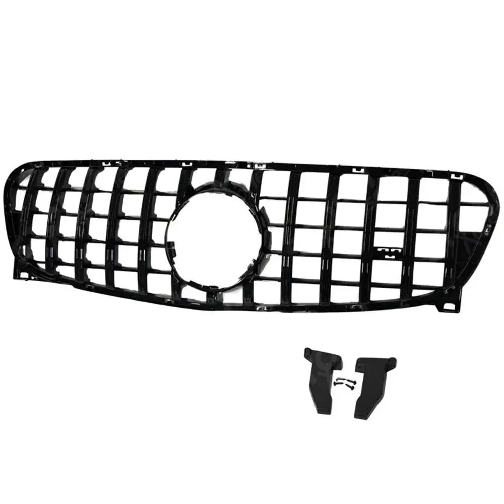 GT Style Grille In Gloss Black For Mercedes GLA W156 2014-2016 - Front Grille