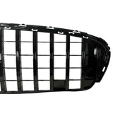 GT Style Grille In Gloss Black For Mercedes GLC W253 2020-2022 - Front Grille