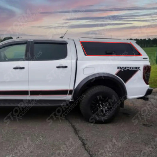 Hardtop Replacement Side Glass Passenger Side For Ford Ranger / Vw Amarok / Nissan Navara Np300 Vert-x