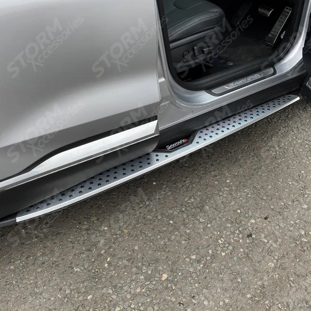 Hyundai Santa Fe 2019 On - Side Steps Running Boards - Pair