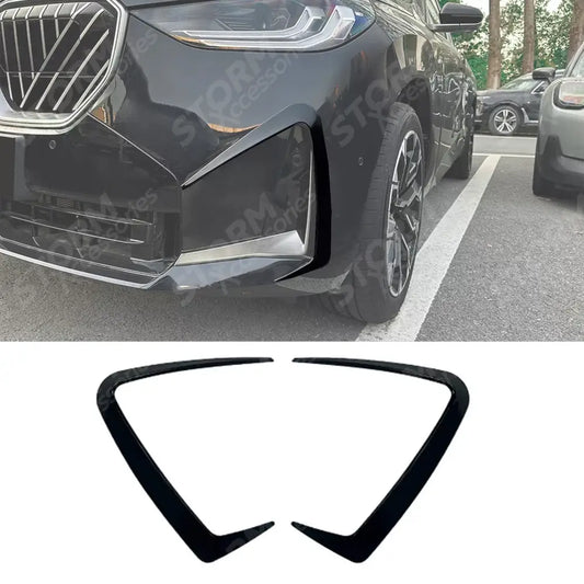 In Gloss Black For BMW X3 G45 2025+ M-Sport Front Bumper Canards