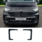 Inner Canard Loops In Gloss Black For Volkswagen Transporter T7 2025 on