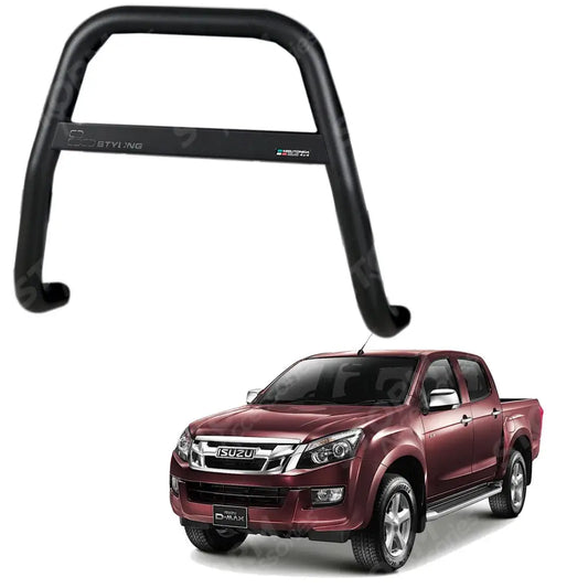 Isuzu D-max 2012-2020 Misutonid Black High A-bar With Spot Light Brackets - 63mm