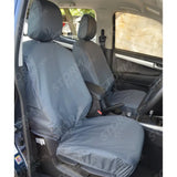 Isuzu D-max 2012-2021 - Front Seat Covers - Pair - Grey