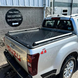 Isuzu D-max 2012 On Double Cab Aluminium Tonneau Cover Black Finish Egr