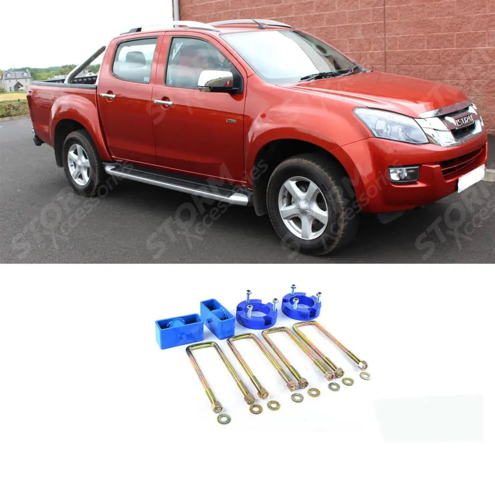 Isuzu D-max 2012 On - Stx Front And Rear Lift Kit - Front 32mm And Rear 51mm