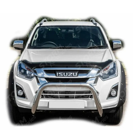 Isuzu D-max 2017-2020 Egr Bonnet Guard Protector In Dark Smoke