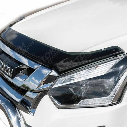 Isuzu D-max 2017-2020 Egr Bonnet Guard Protector In Dark Smoke