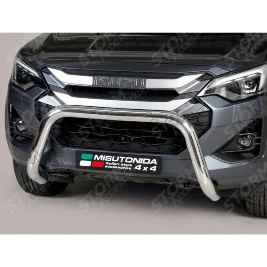 Isuzu D-Max 2024 On Misutonida EU Approved Stainless Steel Front Bar - 76MM
