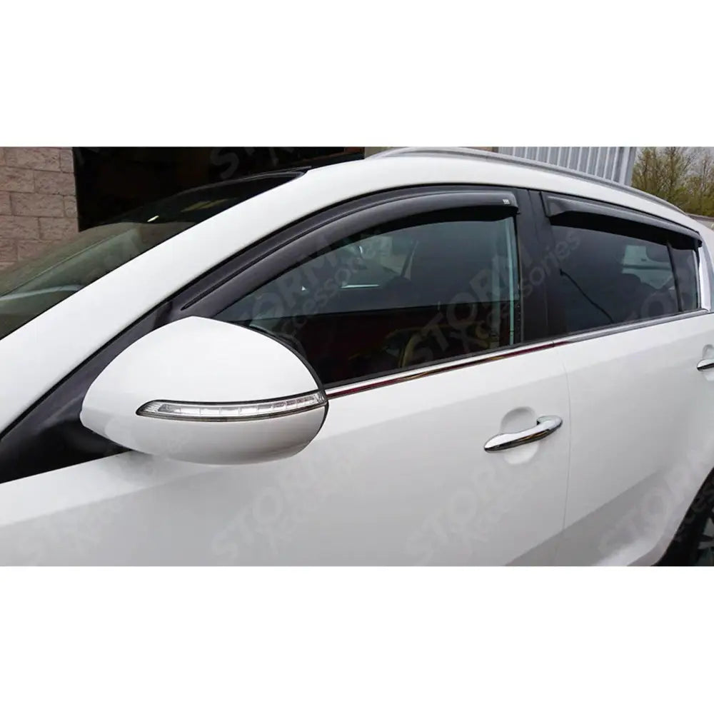 Ix35 Egr Quad Wind Deflectors External Fit For Hyundai 2010 - 2015