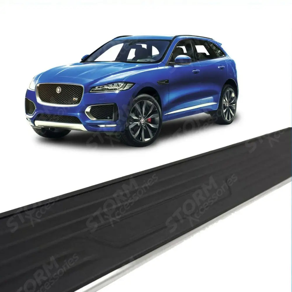 Jaguar F Pace STX Style Running Boards - Side Steps - Pair