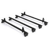 Kammbar Black For Ford Transit - 2014 on High Roof - 4 Aluminium Bars