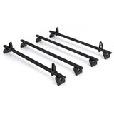 Kammbar Black For Ford Transit - 2014 on High Roof - 4 Aluminium Bars